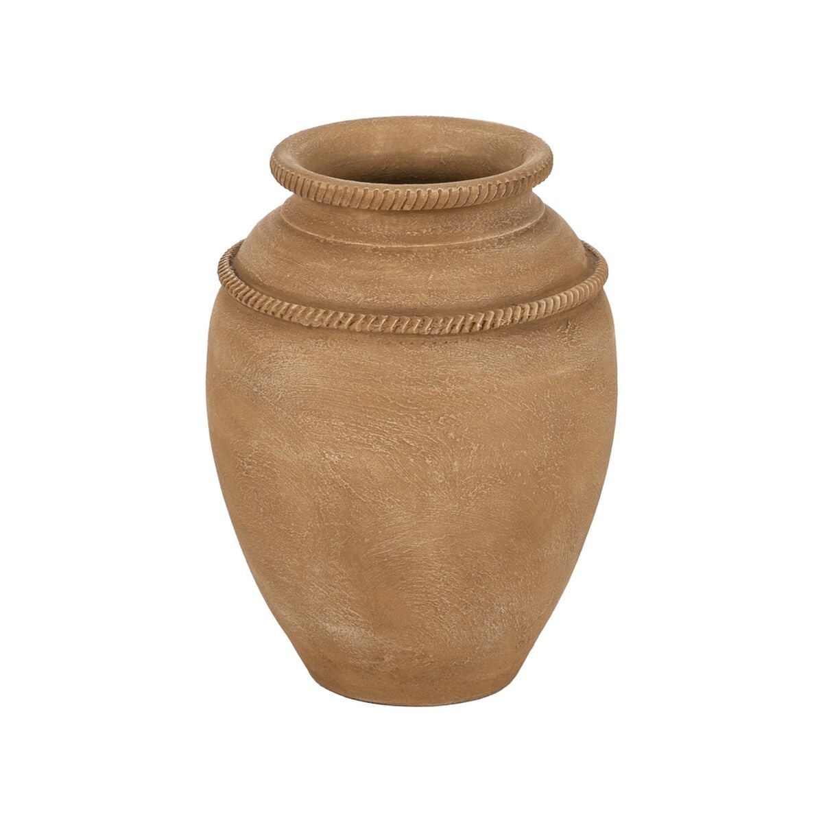 8445146143358 - Vase Beige aus Keramik 27 x 27 x 37 cm