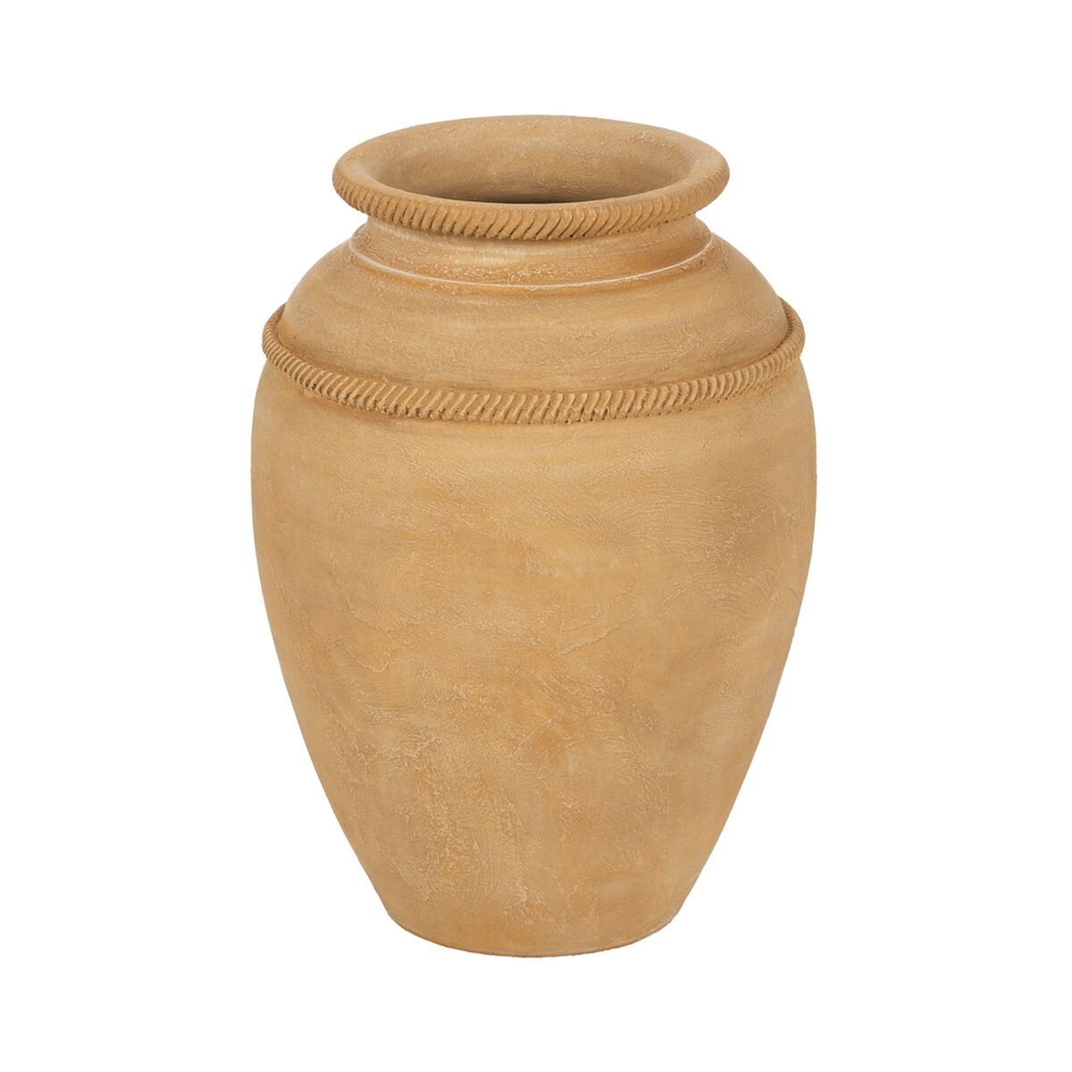 8445146143372 - Vase Gelb aus Keramik 32 x 32 x 44 cm