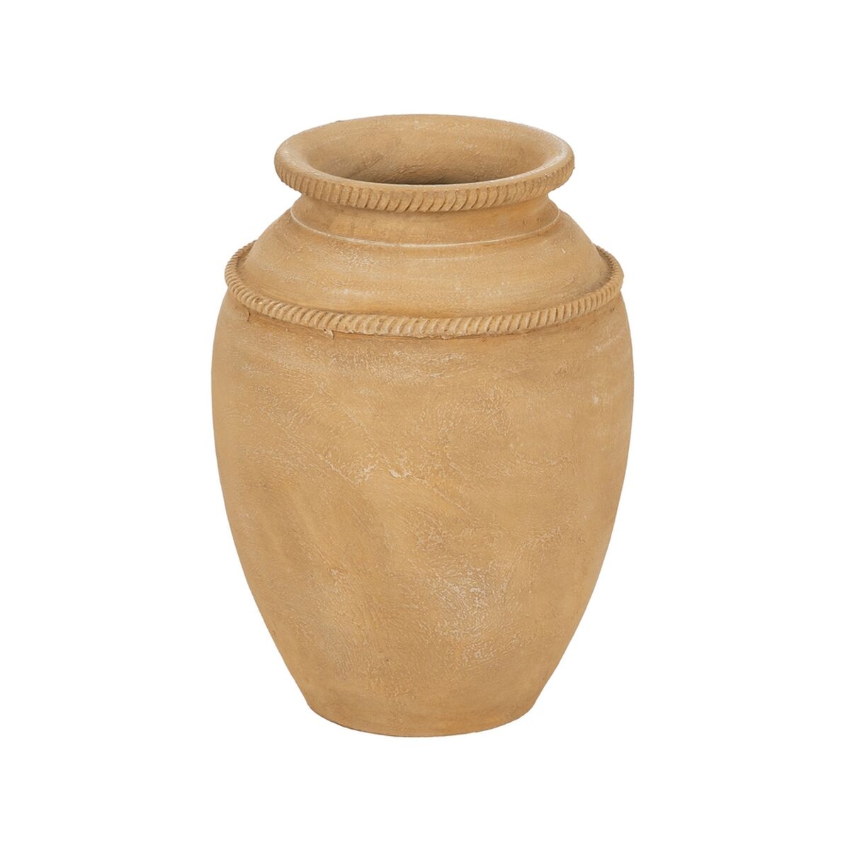 8445146143389 - Vase Gelb aus Keramik 27 x 27 x 37 cm