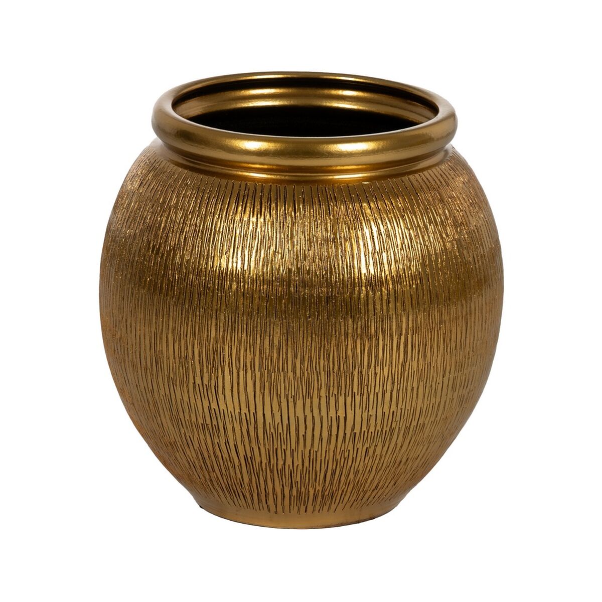 8445146143549 - Vase Gold aus Keramik 38 x 38 x 40 cm