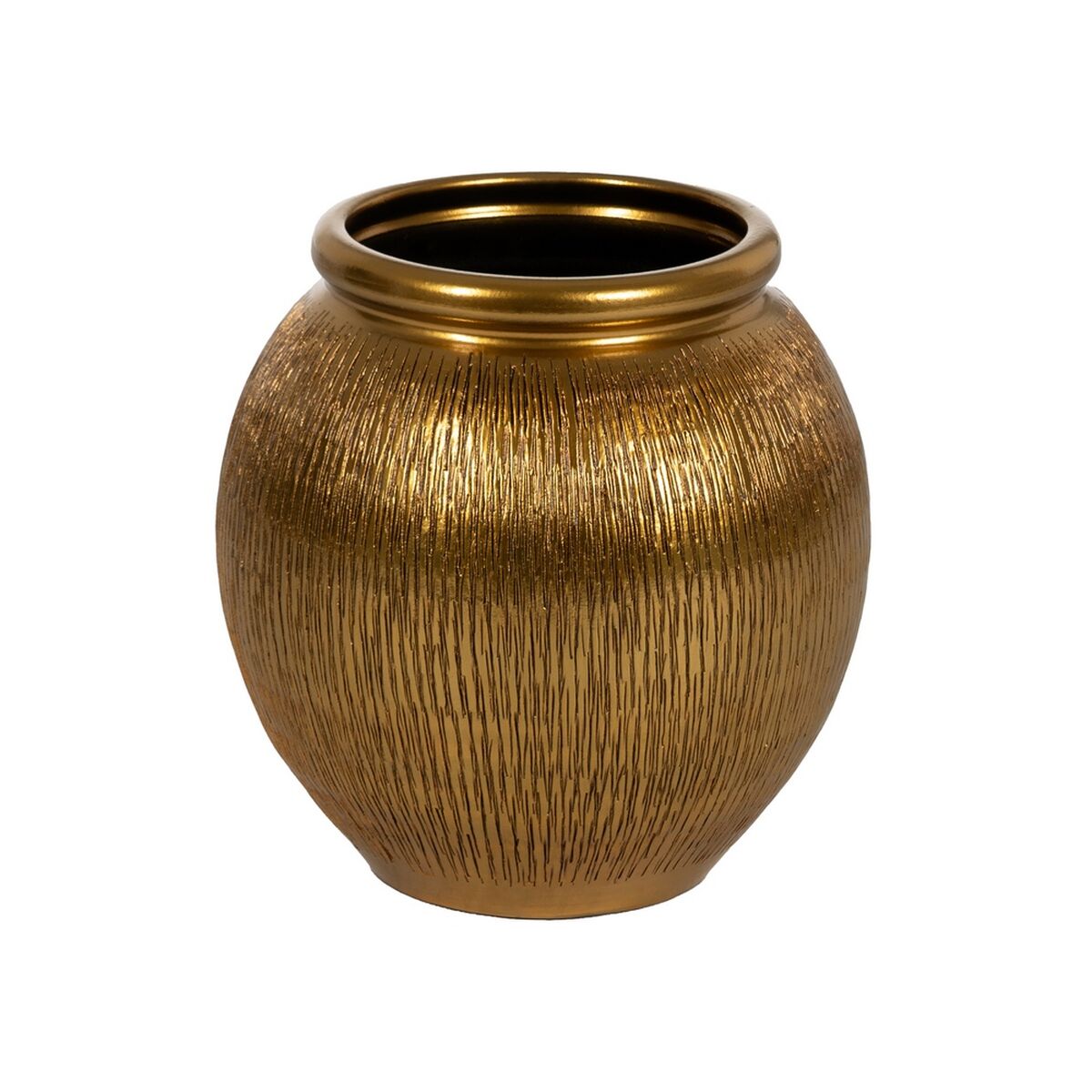 8445146143556 - Vase Gold aus Keramik 34 x 34 x 50 cm