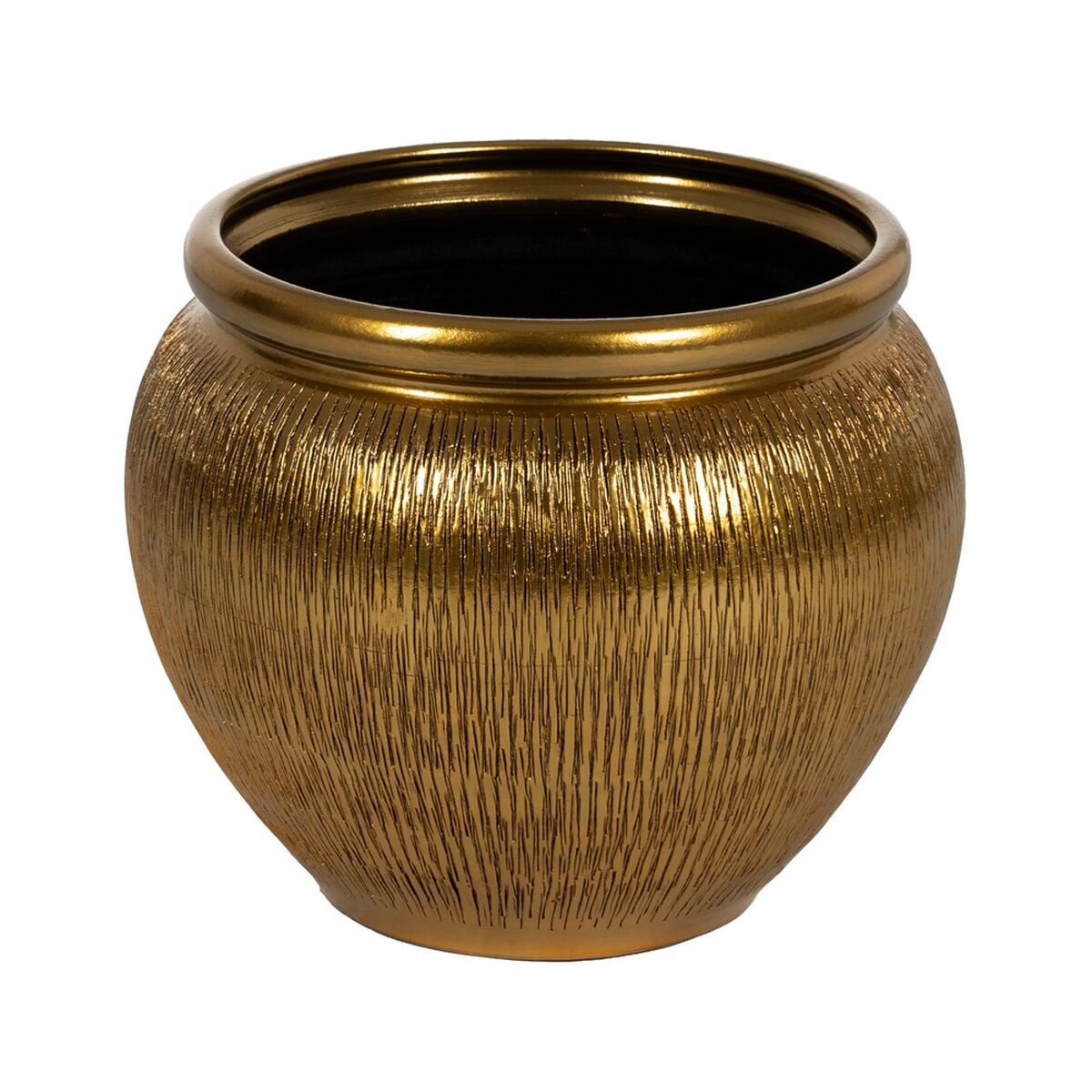 8445146143570 - Vase Gold aus Keramik 39 x 39 x 40 cm