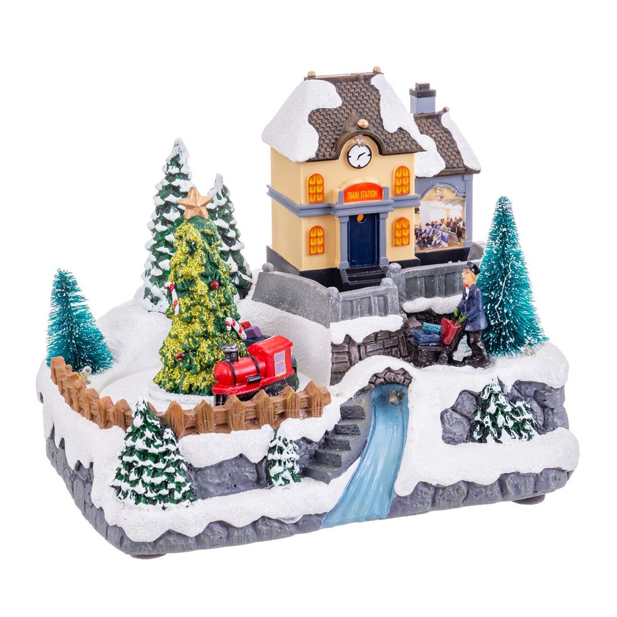 8445147207783 - Weihnachtsschmuck Bunt Polyesterharz 205 x 15 x 163 cm