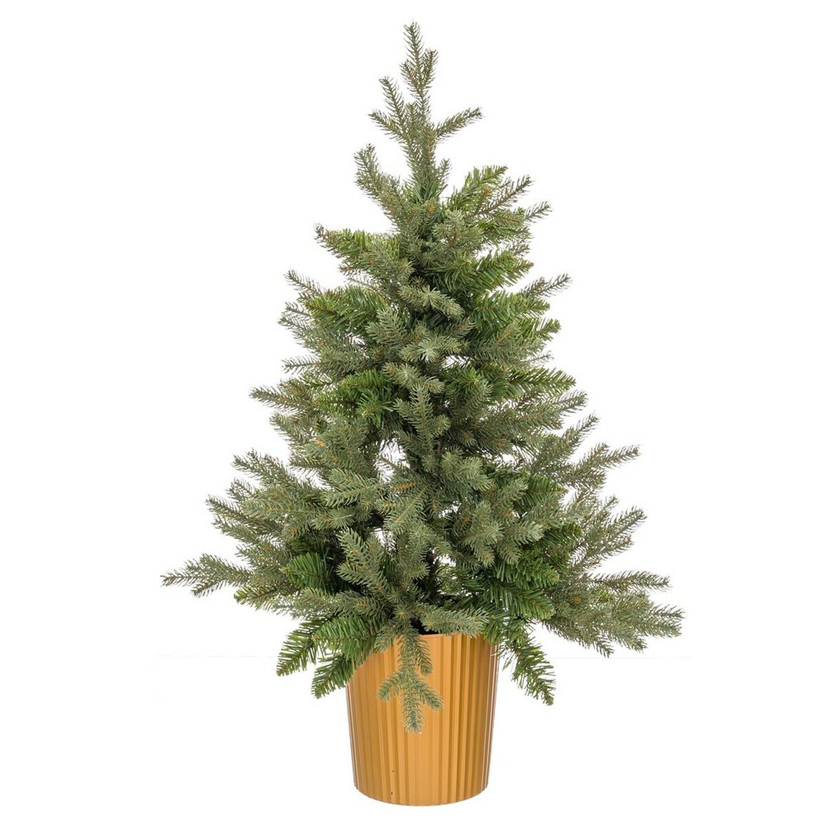 8445147226708 - Weihnachtsbaum grün Gold Polyäthylen 82 x 82 x 120 cm