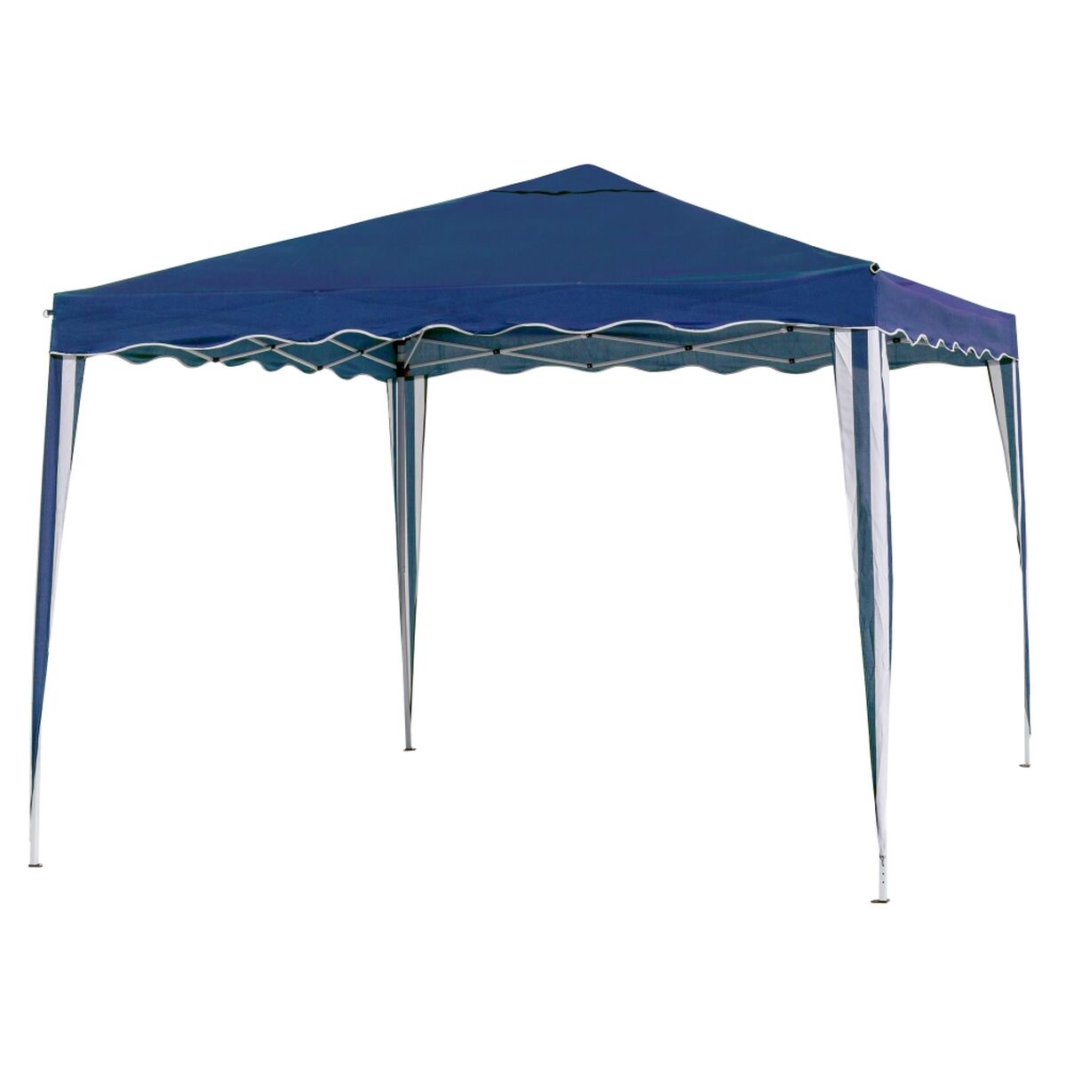 8445147320154 - Pergola Stahl 300 x 300 x 250 cm Blau