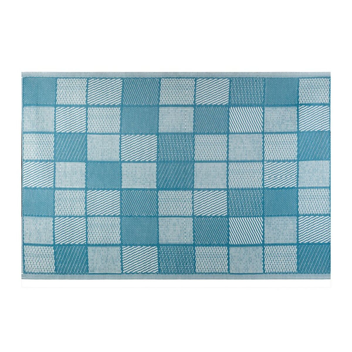 8445147328686 - Außenbereich-Teppich Meis 160 x 230 x 05 cm Blau Weiß Polypropylen