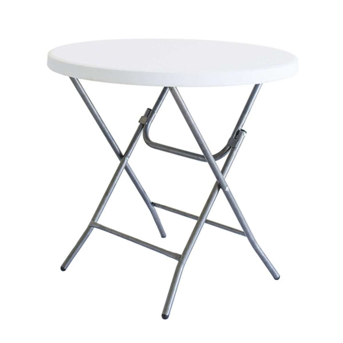 8445147329225 - Table Klapptisch Weiß HDPE 80 x 80 x 74 cm