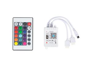 8445152148408 - Greenice - Regler wifi Doppelt led -Leiste rgb Comptable Alex Google Home Mit Fernbedienung [TB-WFXB-IR24] (TB-WFXB-IR24)