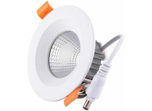 8445152149306 - Greenice - Runder LED-Downlight-Strahler 10W 1000Lm 6000ºK Bridgelux UGR19 50000H [HO-DL-BRI-10W-CW] - kaltes Weiß