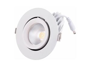 8445152210402 - Downlight-Led 20W 1900Lm 3000ºK Runden Orientierbar 40000H [HO-COB-C-OR-20W-WW] - Warmweiß