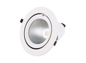 8445152210471 - Greenice - Downlight-Led 40W 4000Lm 4000ºK Runden Orientierbar 40000H [HO-COB-C-OR-40W-W] - Natürliches Weiß
