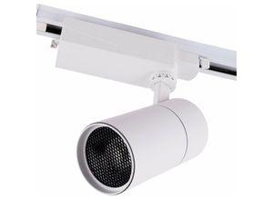 8445152211034 - Schienenlicht led 30w 2700lm cri90 4200ºk einzelphase 40000h blendschutz [ho-fc-30w-ad-w-w] - Natürliches Weiß