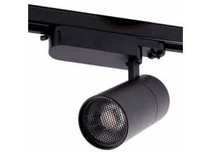 8445152211058 - Schienenlicht led 30W 2700Lm CRI90 4200ºK 3-Phasen 40000H Blendschutz [HO-FC-30W-AD-B-W] - Natürliches Weiß