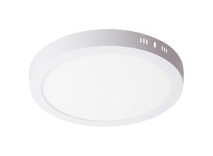 8445152231728 - Greenice - Runde LED-Deckenleuchte 24 w 2415 lm Treiber Lifud flimmerfrei IP20 30000 Std [WR-MYSR-24-CW] - kaltes Weiß