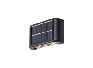 8445152237287 - Greenice - rabalux Kangton LED-Solar-Außenwandleuchte 12W 8Lm 3000ºK IP44 [RAB-77024]