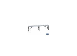 8445187003413 - Cofan - Banco plegable rectangular blanco 180x25x43cm