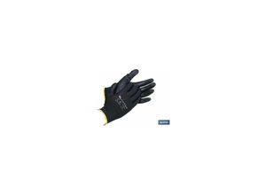 8445187237122 - BlÍster de guante de poliÉster 100 % impregnado de pu negro talla 9 venta unitaria