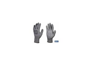 8445187326949 - Schnittfester Handschuh Pu-imprägniert Grau T-10