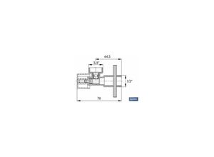 8445187344080 - Cofan - Eckventil 1 2 x 3 4 Waschmaschine