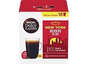 8445290537645 - NESCAFÉ Dolce Gusto New York Morning Kaffeekapseln Americano Kräftig und vollmundig 18 Stück à 83 g