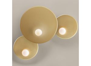 8445386087856 - Trip Wandlampe 3-flammig gold matt