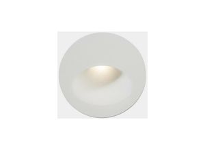 8445386087948 - Leds-c4 - leds C4 Bat Round Oval Outdoor led Wandeinbauleuchte Rund Weiß IP65 22W 2700K