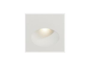 8445386088129 - Leds-c4 - leds C4 Bat Square Oval Outdoor led Wandeinbauleuchte Square White IP65 22W 2700K