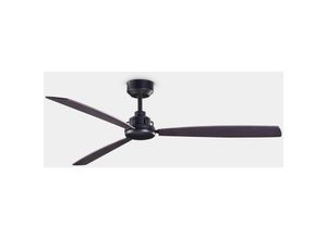 8445386089508 - 3 Blade 132cm Ceiling Fan Metallic Black 3 Flügel 132cm Deckenventilator Metallic Schwarz