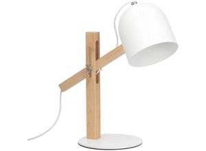 8445386425726 - Forlight - Bodhi - Lampe de Bureau led Articulée en Bois Naturel et Acier Lampe de Table Nordique Blanche Lumière Neutre 4000K