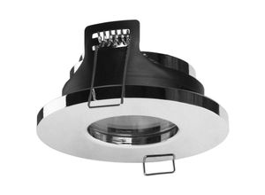 8445386487236 - Rame 85 -mm -Durchmesser baubarer Downlight für Glühbirne in Chrom - Forlight