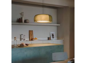 8445386682891 - LED-Hängelampe Gong grün 2700 K Ø 612 cm Stoff