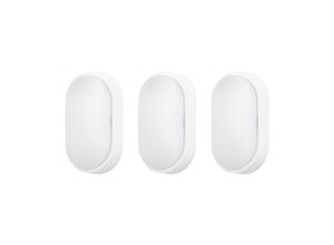 8445386730974 - Forlight - moo (3uds) Aplique de Pared Exterior led IP54 de Color Blanco con Temperatura Regulable 3000-4000-6000K Color Blanco