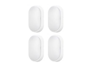 8445386730981 - Forlight - moo (4uds) Aplique de Pared Exterior led IP54 de Color Blanco con Temperatura Regulable 3000-4000-6000K Color Blanco