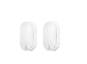 8445386730998 - Forlight - moo (2uds) Aplique de Pared Exterior led IP54 Sensor Crepuscular de Movimiento Temperatura Regulable Color Blanco