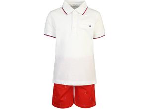 8445445182607 - - Poloshirt SPORTY 2-teilig in rot Gr116