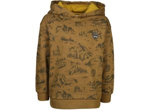 8445445408615 - - Kapuzen-Sweatshirt MONTANAS in senfgelb Gr104