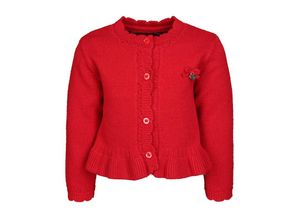 8445445907460 - - Strickjacke TRIKOT RUFFLE in rot Gr80