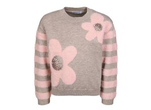 8445445943321 - - Strickpullover BIG BLOSSOM in nuss melange Gr92