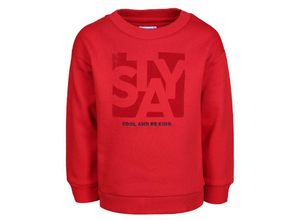 8445445955935 - - Sweatshirt STAY COOL AND BE KIND in rot Gr122