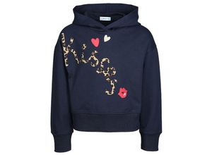 8445445998901 - - Kapuzen-Sweatshirt KISSES in marineblau Gr128