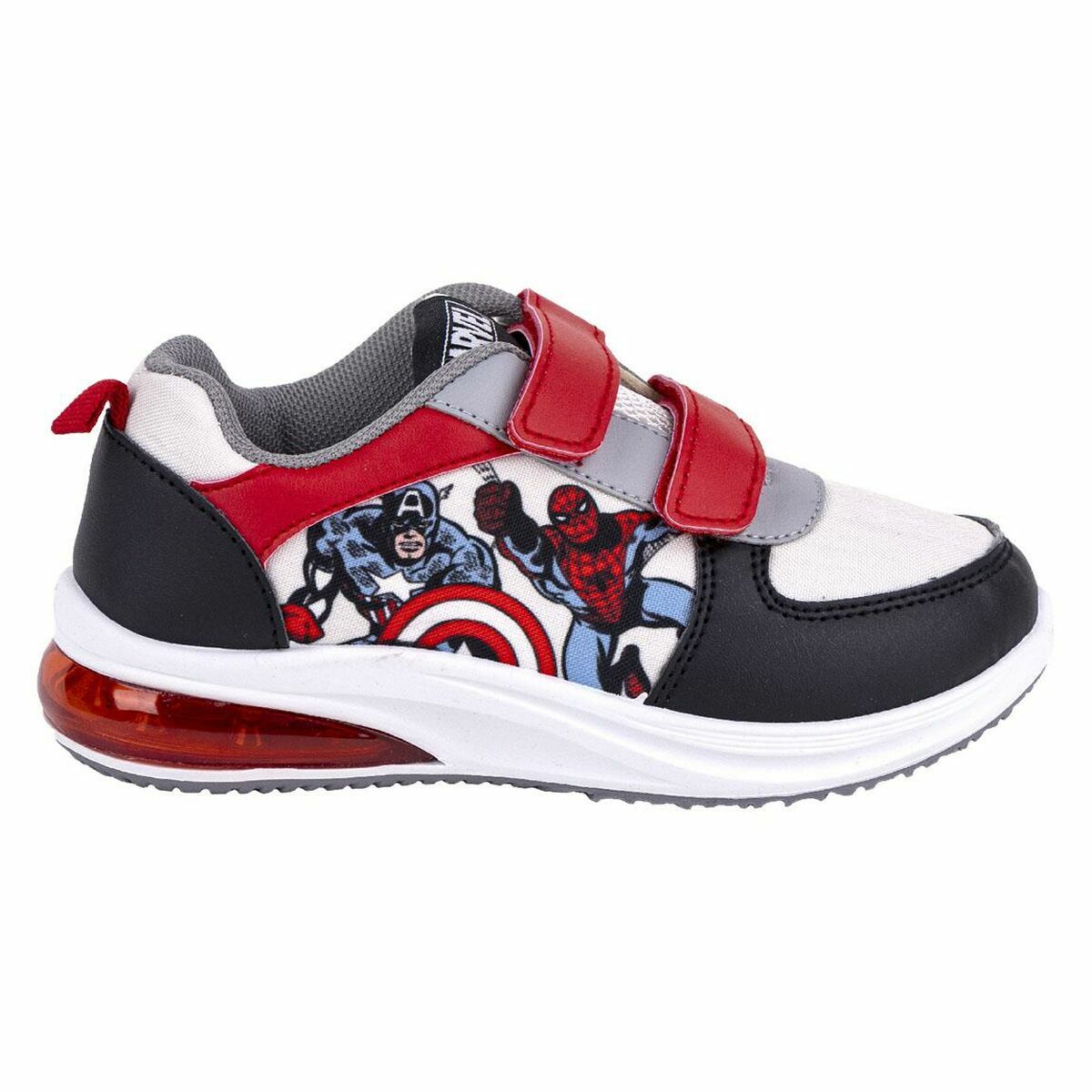 8445484317251 - Turnschuhe mit LED Velcro Schwarz 8445484317251 - Turnschuhe mit LED Velcro Schwarz