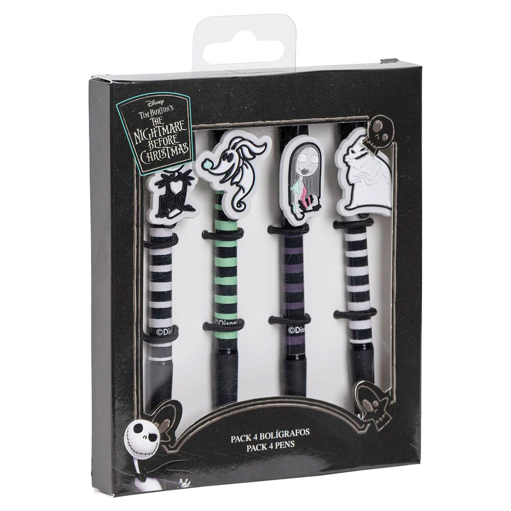 8445484340648 - Stift Disney Nightmare Before Christmas Blister (x4)