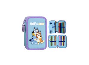 8445484510669 - Bluey Federmappe gefüllt – Schuletui & Stiftebox mit Zubehör