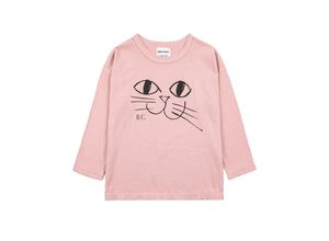 8445782099484 - Bobo Choses - Langarm-Shirt SMILING CAT in rosa Gr140 146