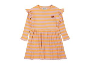 8445782110820 - Bobo Choses - Langarm-Kleid HORIZONTAL STRIPES in gelb Gr104 110