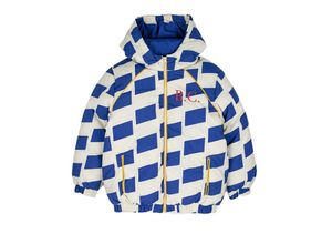 8445782114095 - Bobo Choses - Jacke CHECKER ALL OVER in weiß blau Gr128 134