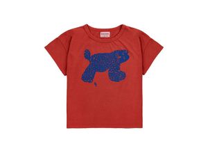 8445782178431 - Bobo Choses - T-Shirt BIG CAT in burgundy red Gr98 104