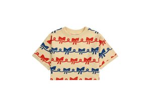 8445782182735 - Bobo Choses - Sweatshirt RIBBON BOW AOP in light yellow Gr146 152