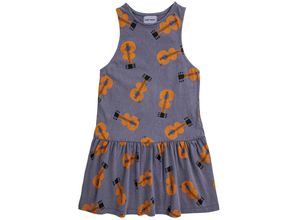 8445782215785 - Bobo Choses - Kleid ACOUSTIC GUITAR AOP ärmellos in prussian blue Gr146 152