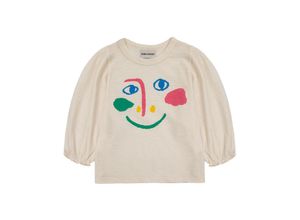 8445782225524 - Bobo Choses - Langarmshirt SMILING MASK in offwhite Gr98 104